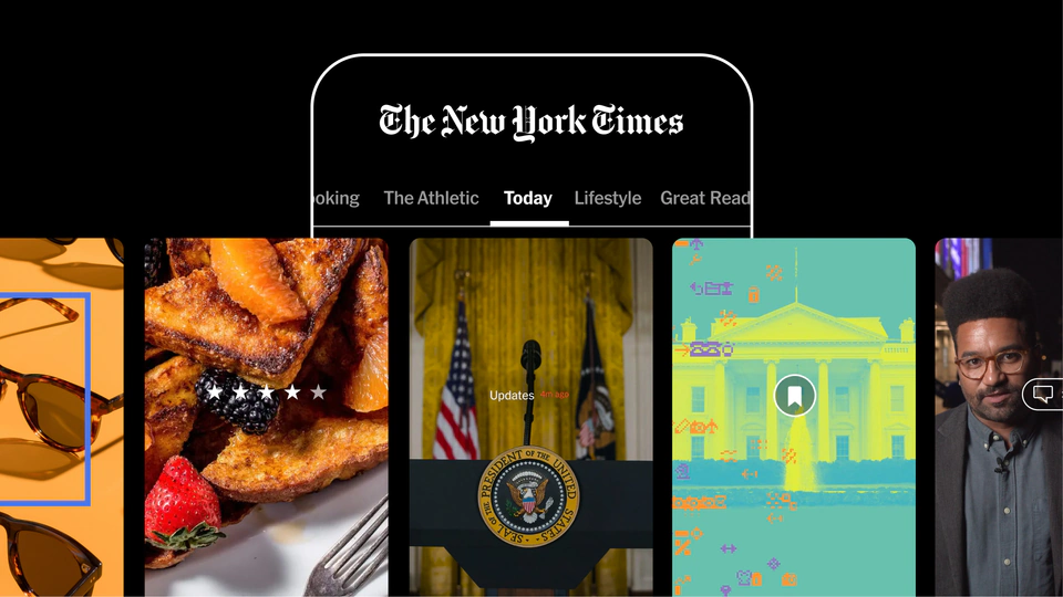 The new New York Times hero image
